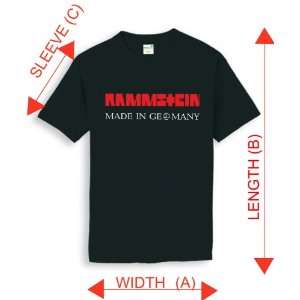 RAMMSTEIN T SHIRT, 2 COLOR GOOD QUALITY: Everything Else