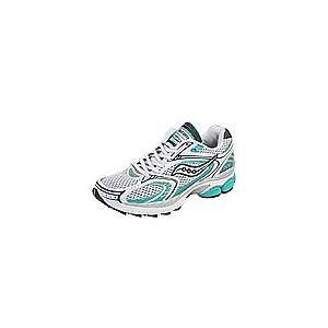 Saucony   ProGrid Hurricane 11 W (White/Silver/Teal)   Footwear 