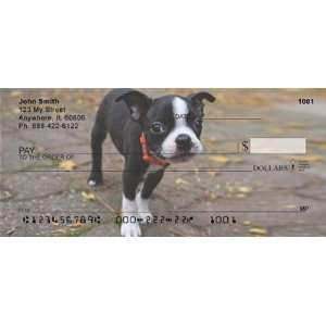  Curious Boston Terriers Personal Checks