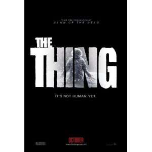  The Thing Advance Movie Poster Double Sided Original 27x40 