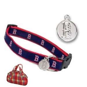 Red Sox Collar   Sporty Dog Collar   Small With Purse Toy.:  