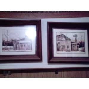   Wood Frames (Matted and Behind Glass) 11 X 13 Frames: Everything Else