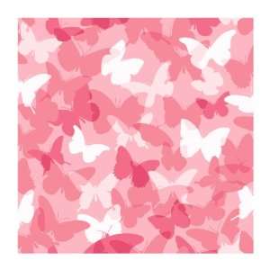   Wallcoverings Candice Olson Kids CK7653 Butterfly Camo Wallpaper, Pink