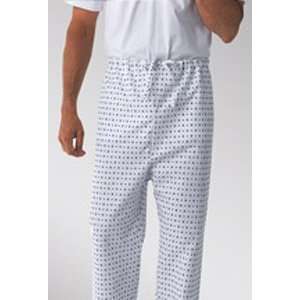  Drawstring Pajama Pants   Solid Blue, 2.6 oz/sq yd   Large 