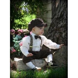  Infant & Toddler Boys Vintage Style Black Knickers Outfit 