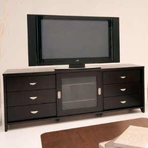    Malibu TV Console in Espresso By Abbyson Living Furniture & Decor