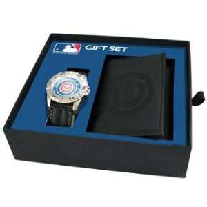 Chicago Cubs MLB Wallet & Watch Gift Set  Sports 