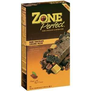  Zone Perfect Dark Chocolate Caramel Pecan   12 Bars 