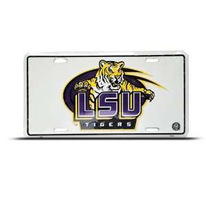   Tigers College Metal College License Plate Wall Sign Tag Automotive