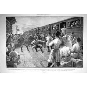    1904 WAR RECREATION RUSSIAN NATIONAL DANCE RAILWAY