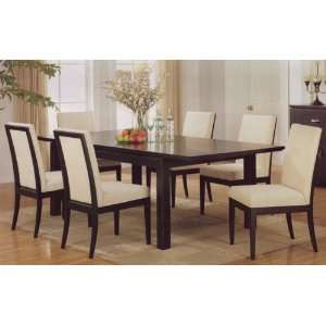   Deco Retro 7pc Dining Table Set Furniture Chairs: Furniture & Decor