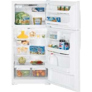  GE: GTH17JBBWW 16.6 cu. ft. Top Freezer Refrigerator with 