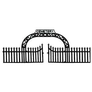    Big City Hobbies O Scale Ornate Fence w/Gate Arch Kit Toys & Games