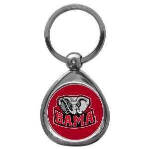  Alabama Crimson Tide NCAA High Polish Chrome Key Tag w/ Photo 