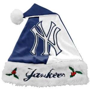  New York Yankees Mistletoe Santa Hat