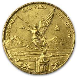  2004 1/20 oz Gold Mexican Libertad (Brilliant Uncirculated 