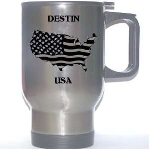  US Flag   Destin, Florida (FL) Stainless Steel Mug 