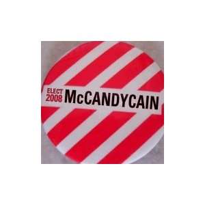  campaign pins pinbacks BUTTONS McCandyCain 2 1/4 