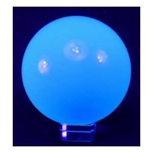   Aqua Blue Acrylic Contact Juggling Ball   76mm Toys & Games