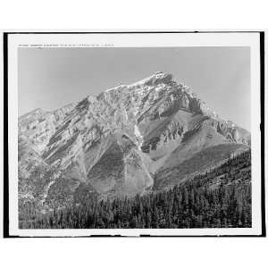  Cascade Mountain from Banff Springs Hotel,Alberta