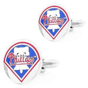  MLB Philadelphia Phillies Team Logo Cufflinks: Sports 