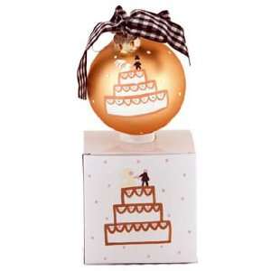  Wedding Cake Christmas Ornament: Home & Kitchen