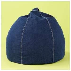   Bean Bags & Floor Cushions: Kids Denim Beanbag Chair: Home & Kitchen