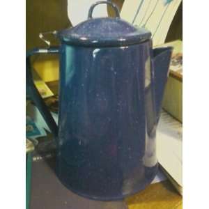  Glazed Enamel Coffee Pot