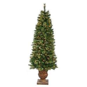   Pine Potted 70 Clear Lights Christmas Tree (B117061)