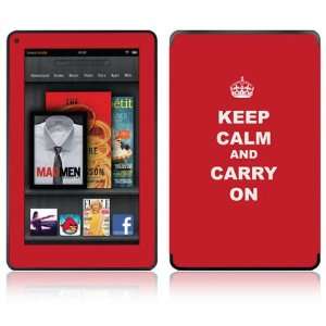   Kindle Fire Decal Skin Sticker   Keep Calm and 