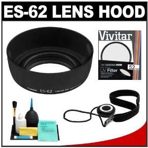  Canon ES 62 Lens Hood for Canon EF 50mm f/1.8 II Lens with 
