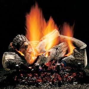  Chimney 48547 24 in. Hargrove Burnt Oak  Vented  Gas Logs 