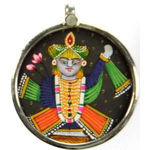 Lord Krishna Pendant   Sterling Silver