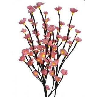 24 pieces of 27 Cherry Blossom Artificial Silk Flower Sprays Pink 