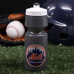 New York Mets 24oz. Gray Wide Mouth Plastic Sports Bottle 