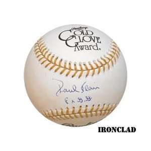   Gold Glove Baseball with 8x Gold Glove Inscription: Sports & Outdoors