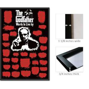  Framed God Father Poster Quotes Words Live By FrPas0129 