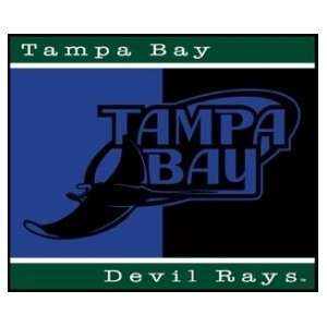  Tampa Bay Devil Rays All Star Fleece Blanket/Throw: Sports 