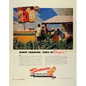  1945 Ad Seaboard Air Line Railway North Carolina SAL 