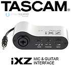 Tascam iXZ Mic and Guitar Interface for iPad, iPod, iPhone