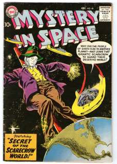 Mystery In Space 48 Great UFO Cover and Giant Scarecrow  