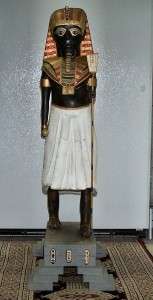 Vintage Pharaoh Nutcracker King Tut Cleopatra Huge  