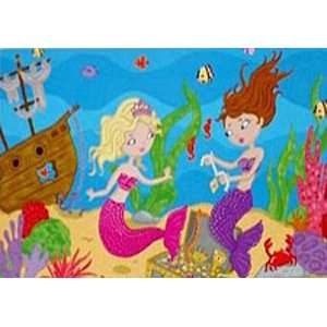    Mermaid Lagoon Glow in the Dark 100 pc. Puzzle Toys & Games