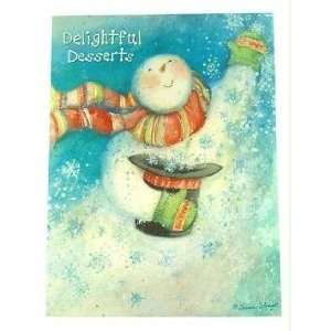 Club Pack Of 72 Delightful Desserts Snowman Cookbooks  