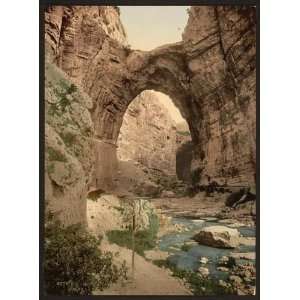 Photochrom Reprint of The natural arch, Constantine, Algeria