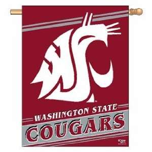   Washington State Cougars College Flag   college Flags Sports