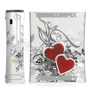   Design Skins for Microsoft Xbox 360   Hearts Design Folie Electronics