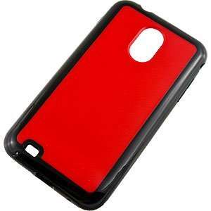   Skin Cover for Samsung Epic 4G Touch SPH D710, Black/Red Electronics