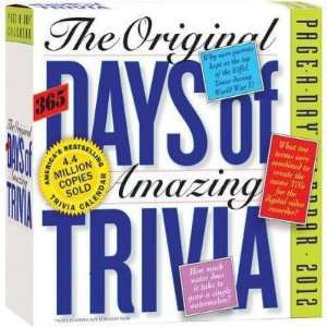   Days of Amazing Trivia 2012 Page a Day Boxed Calendar: Home & Kitchen