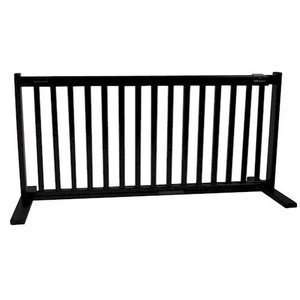   Pet Products 42400 Large Free Standing Pet Gate   Black